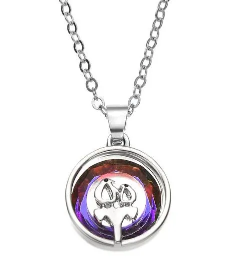 POLLY N1713 Silver Mommy and Baby Penguin Iridescent Gem Necklace with FREE Earrings Necklaces POLLY N1713 Silver Mommy and Baby Penguin Iridescent Gem Necklace with FREE Earrings Necklaces