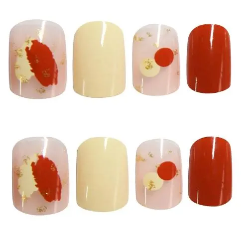 Polly NS74 Short Square Press On Nails 24 Pieces R136 Earrings Polly NS74 Short Square Press On Nails 24 Pieces R136 Earrings
