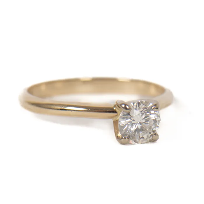 PreOwned Diamond Solitaire Engagement Ring STORE 5a Luxury Preowned Goods Rings