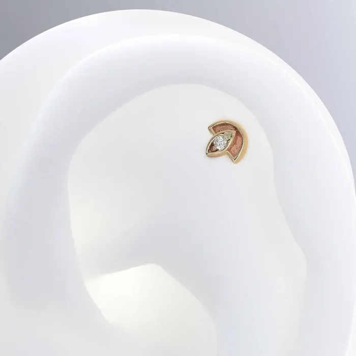 Pupil Hall Earrings Another Dimension Half Full