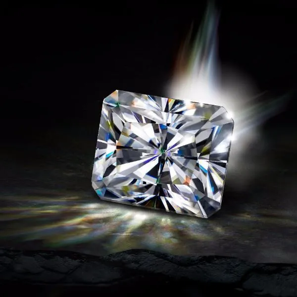 Radiant SUPERNOVA Loose Moissanite Stone SUPERNOVA Rings