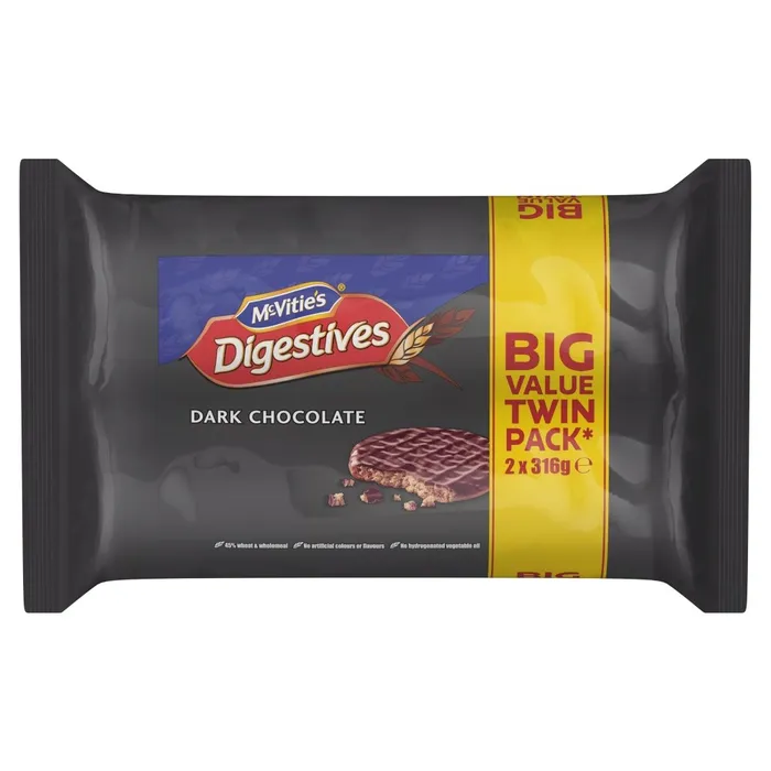 Ramsden International Earrings McVities Digestives Dark Chocolate Twin Pack