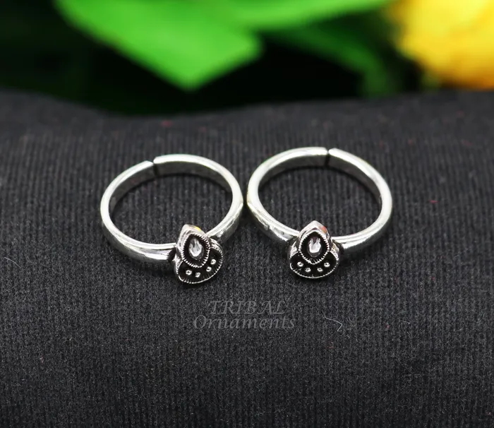 Rings 925 sterling silver handmade unique classical design vintage tribal ethnic toe ring best brides gifting jewelry ytr70 TRIBALORNAMENT
