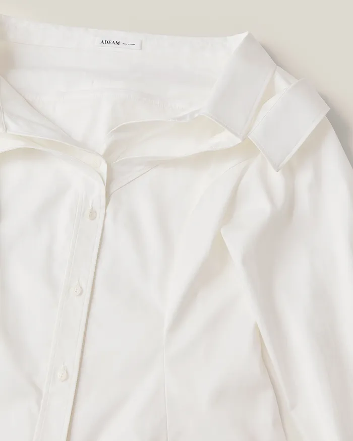 Rings ADEAM White Melbourne Shirt Rings ADEAM White Melbourne Shirt