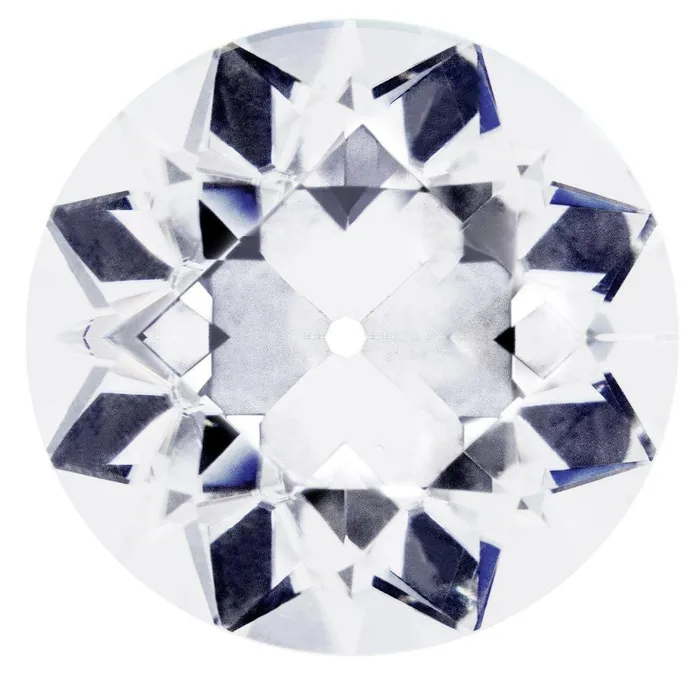Rings Fire Brilliance Heirloom Moissanite Old European Cut OEC