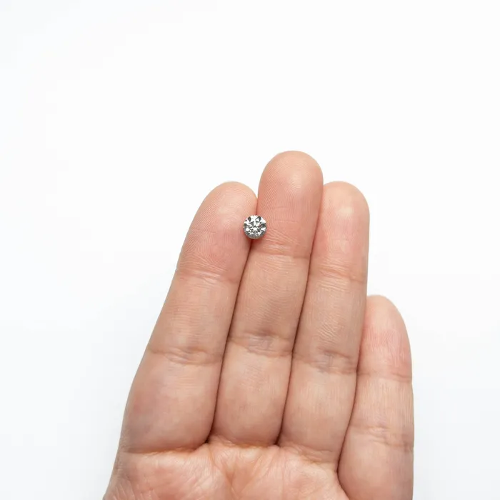 Rings Misfit Diamonds 073ct 540x543x367mm Fancy Grey Round Brilliant 1896819