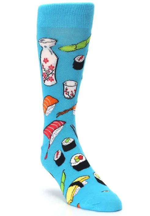 Rings POLLY SF446 Fashion Blue Sushi Socks