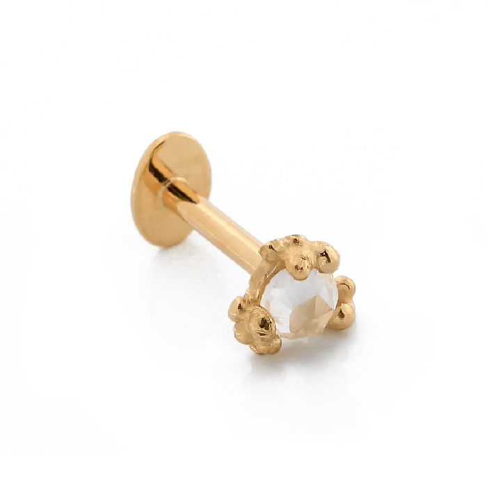 Rings Pupil Hall Cleo Beaded White Topaz