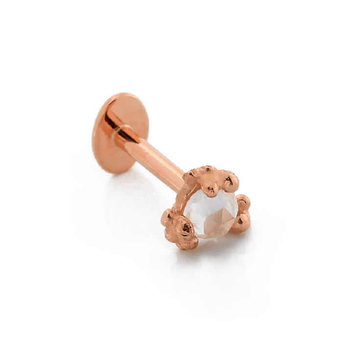 Rings Pupil Hall Cleo Beaded White Topaz