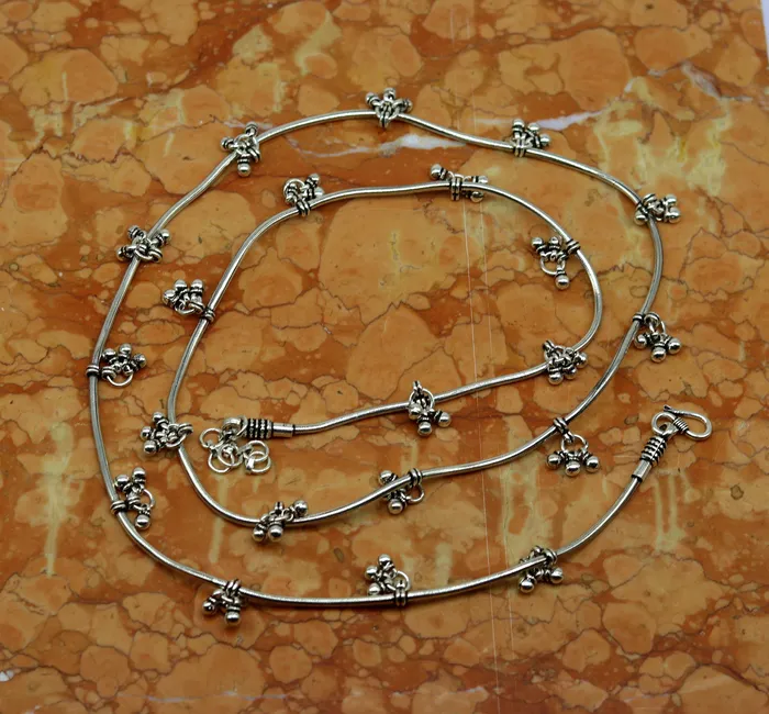 Rings TRIBAL ORNAMENTS 30 to 42 Handmade adjustable 925 sterling silver snake chain waist belt belly chain waist chain with hanging drops tribal jewelry nwch15 Rings TRIBAL ORNAMENTS 30 to 42 Handmade adjustable 925 sterling silver snake chain waist belt belly chain waist chain with hanging drops tribal jewelry nwch15