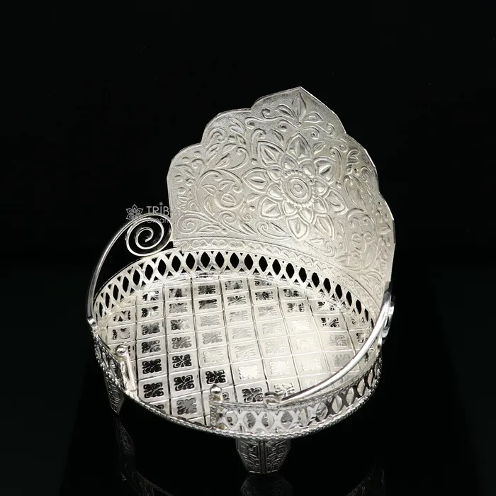 Rings TRIBAL ORNAMENTS 925 pure sterling silver Singhasan divine silver throne god statues stand chair Singhasan temple art puja Aasan chouki article su1211 Rings TRIBAL ORNAMENTS 925 pure sterling silver Singhasan divine silver throne god statues stand chair Singhasan temple art puja Aasan chouki article su1211
