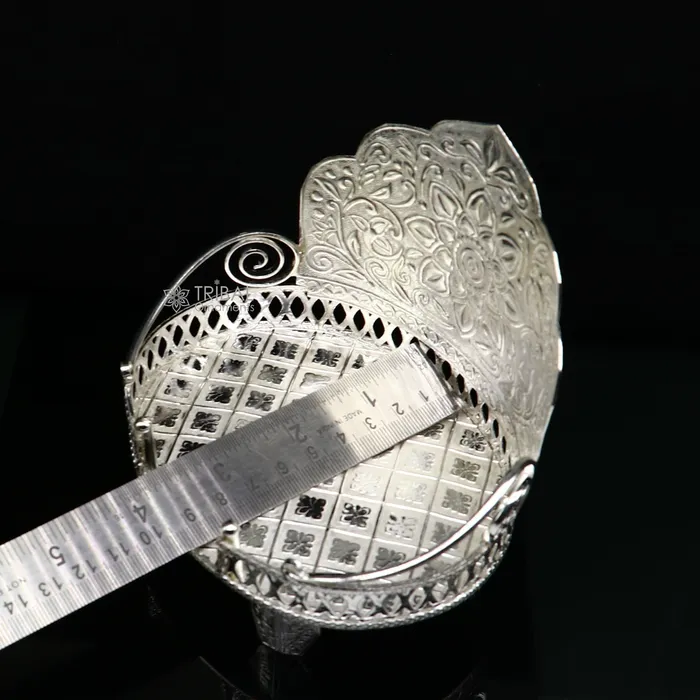Rings TRIBAL ORNAMENTS 925 pure sterling silver Singhasan divine silver throne god statues stand chair Singhasan temple art puja Aasan chouki article su1211 Rings TRIBAL ORNAMENTS 925 pure sterling silver Singhasan divine silver throne god statues stand chair Singhasan temple art puja Aasan chouki article su1211