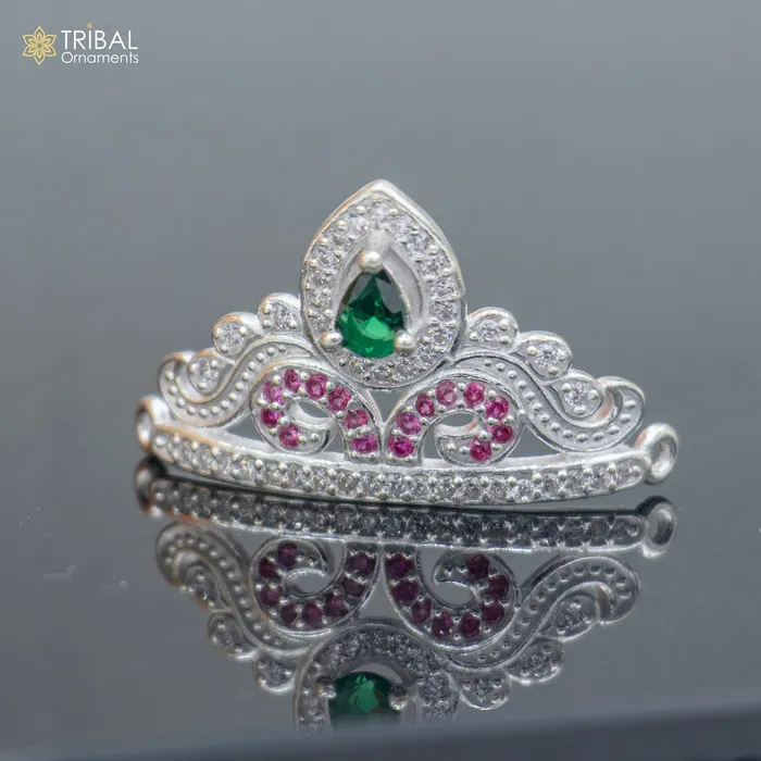Rings TRIBAL ORNAMENTS 925 sterling silver handmade lord baby Krishna Mukut amazing Laddu Gopala crawling Krishna crown head jewelry sm31 Rings TRIBAL ORNAMENTS 925 sterling silver handmade lord baby Krishna Mukut amazing Laddu Gopala crawling Krishna crown head jewelry sm31