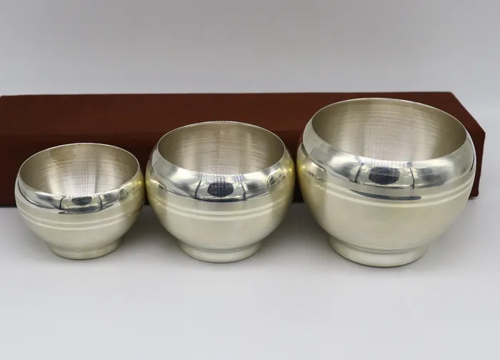 Rings TRIBAL ORNAMENTS 999 fine silver handmade baby food bowl all sizes silver bowl vessel silver baby food dining set silver utensils gifting article sv146