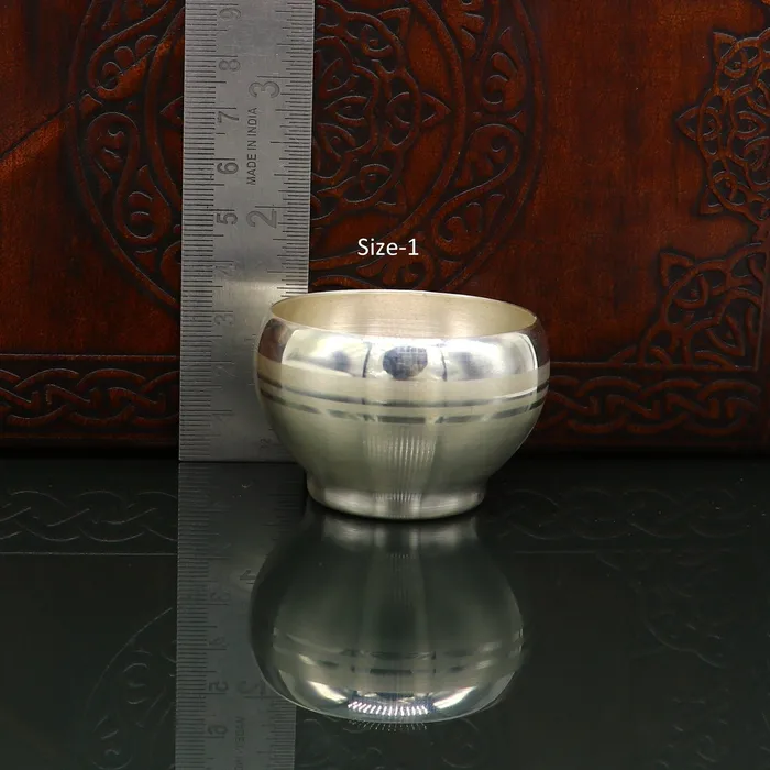 Rings TRIBAL ORNAMENTS 999 fine silver handmade baby food bowl all sizes silver bowl vessel silver baby food dining set silver utensils gifting article sv146