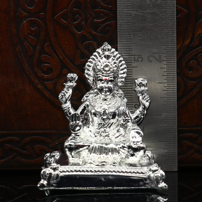 Rings TRIBAL ORNAMENTS Silver goddess Laxmi Outside Silver Covering Inside Wax and Marble Silver Idol W5 Rings TRIBAL ORNAMENTS Silver goddess Laxmi Outside Silver Covering Inside Wax and Marble Silver Idol W5