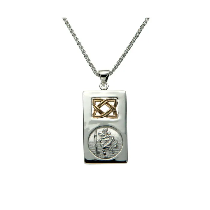 Ssil 10k St Christopher Small Pendant Keith Jack Necklaces