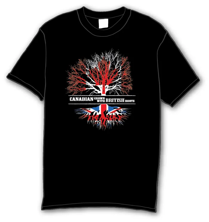 Scotts Highland Services Necklaces Canadian Grown with British Roots TShirt Scotts Highland Services Necklaces Canadian Grown with British Roots TShirt