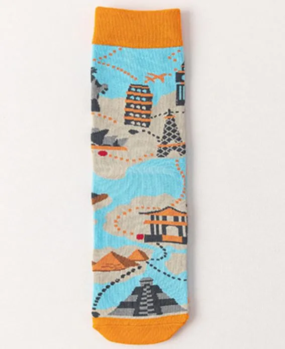 SF569 Light Blue Sight Seeing Socks POLLY Necklaces