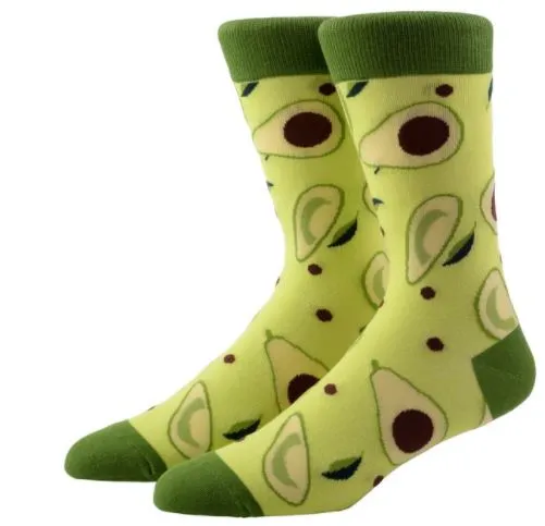 SF995 Green Avocado Socks POLLY Earrings