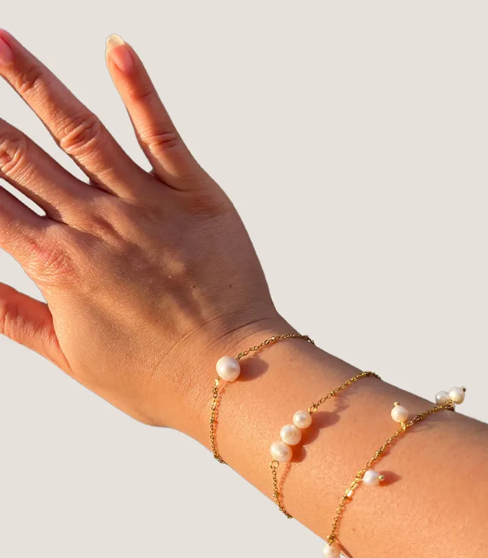 Sinta Single Philippine Pearl Bracelet Arete Bracelets