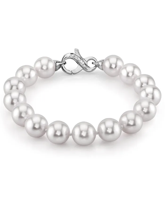 spt Bracelets White South Sea Pearl Bracelet 100110mm AAAAAAA Quality