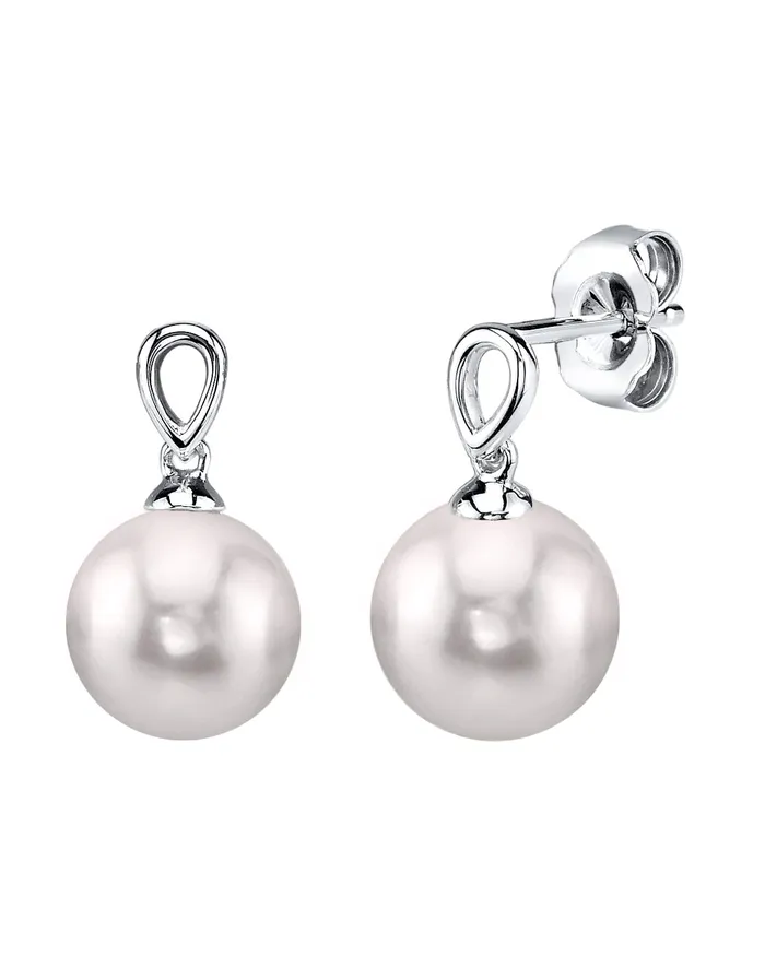 spt Japanese Akoya Pearl Sherry Earrings Earrings