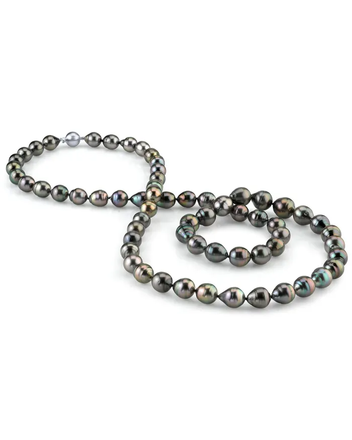 SPT Necklaces 1011mm Opera Length Tahitian South Sea Baroque Pearl Necklace SPT Necklaces 1011mm Opera Length Tahitian South Sea Baroque Pearl Necklace