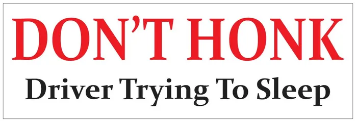 STD7252 Dont Honk Driver Trying To Sleep Bumper Sticker Winter Park Products Earrings STD7252 Dont Honk Driver Trying To Sleep Bumper Sticker Winter Park Products Earrings