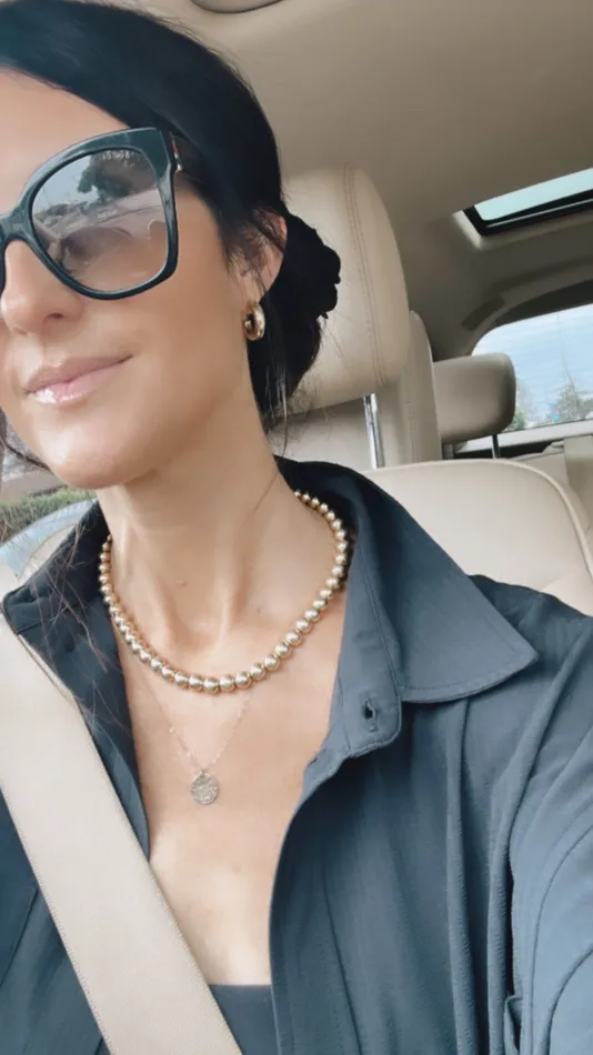 Stylin By Aylin Necklaces 8MM BEADED NECKLACE GOLD