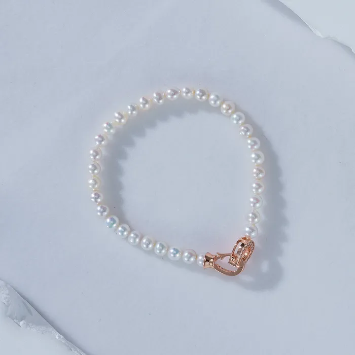 Top Lustre Freshwater Pearl Bracelet WB00209 Pearly Lustre Bracelets