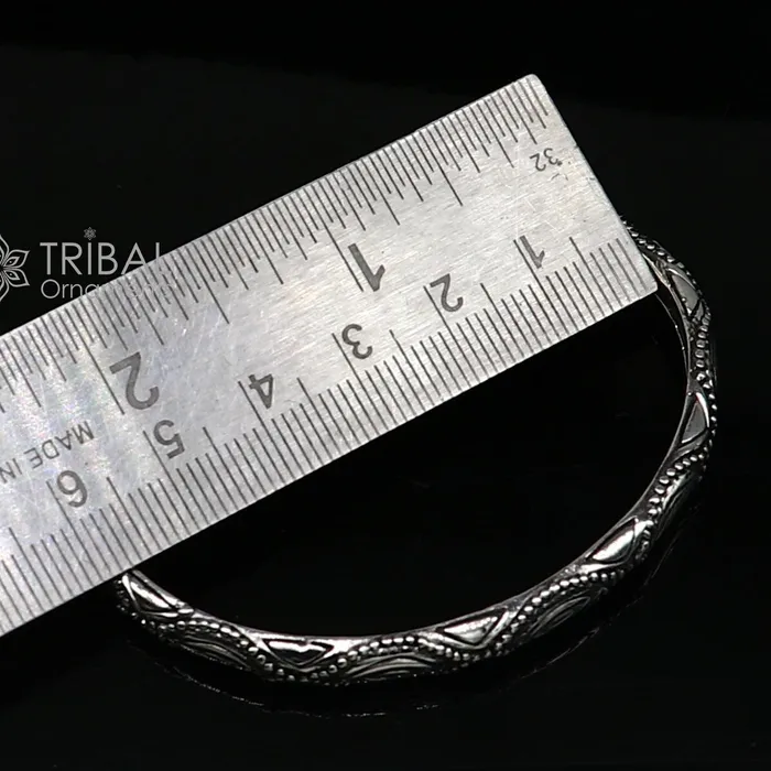 TRIBAL ORNAMENTS Bracelets 925 sterling silver handmade amazing stylish adjustable customized modern trendy cuff kada bracelet for girls jewelry CUFF176