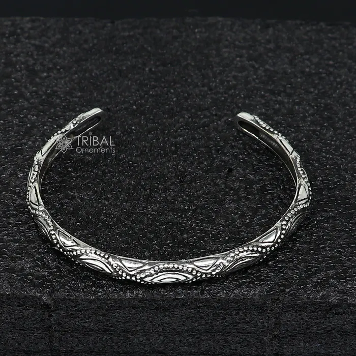 TRIBAL ORNAMENTS Bracelets 925 sterling silver handmade amazing stylish adjustable customized modern trendy cuff kada bracelet for girls jewelry CUFF176