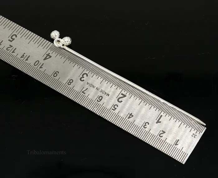 TRIBAL ORNAMENTS Necklaces 4 inches long handmade solid sterling silver eyeliner stick kajal sticks surma stick fabulous brides vintage style gift su396