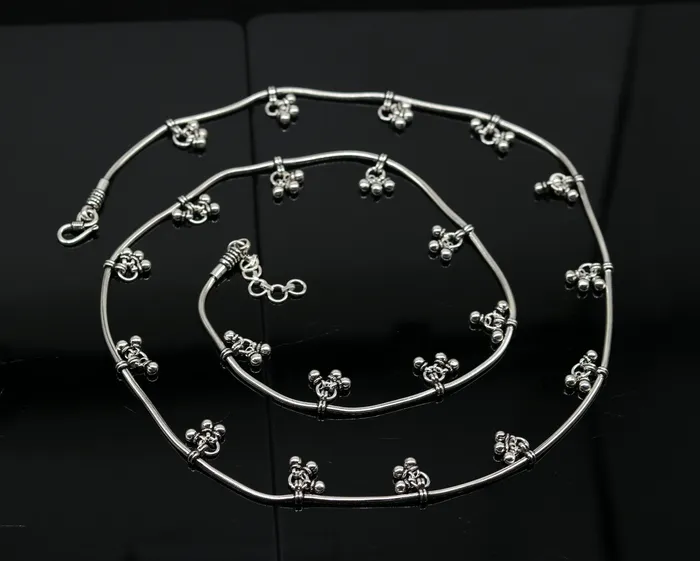 TRIBAL ORNAMENTS Rings 30 to 42 Handmade adjustable 925 sterling silver snake chain waist belt belly chain waist chain with hanging drops tribal jewelry nwch15 TRIBAL ORNAMENTS Rings 30 to 42 Handmade adjustable 925 sterling silver snake chain waist belt belly chain waist chain with hanging drops tribal jewelry nwch15