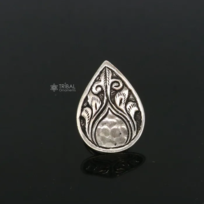 TRIBAL ORNAMENTS Rings Indian Classical cultural flower design 925 sterling silver adjustable ring best tribal ethnic jewelry Navratri jewelry sr389 TRIBAL ORNAMENTS Rings Indian Classical cultural flower design 925 sterling silver adjustable ring best tribal ethnic jewelry Navratri jewelry sr389