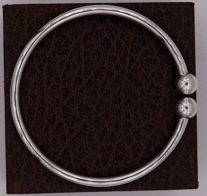 TRIBAL ORNAMENTS Traditional design handmade hollow open face bangle bracelet excellent womens jewelry from rajasthan india Bracelets