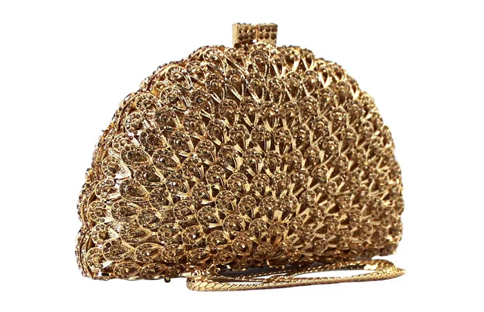 Walkeaze Earrings Women Bridal Clutch 05312B