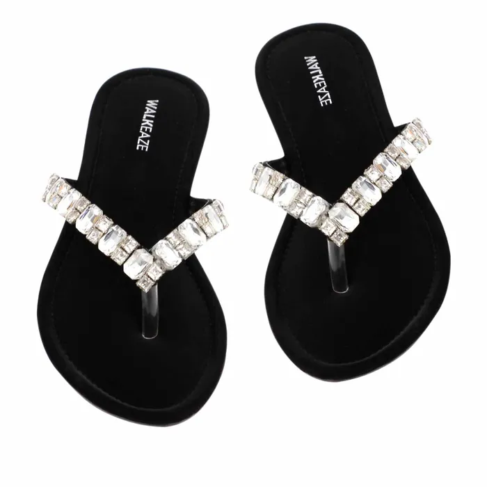 Walkeaze Earrings Women Formal Slippers 40806S