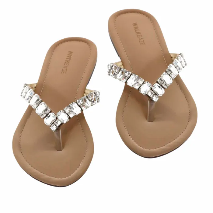 Walkeaze Earrings Women Formal Slippers 40806S