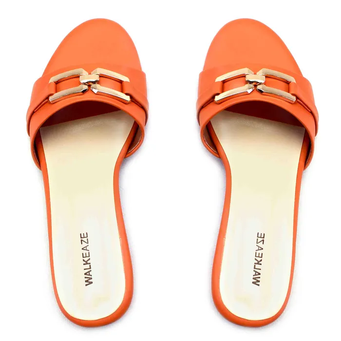 Walkeaze Earrings Women Slippers 73927S