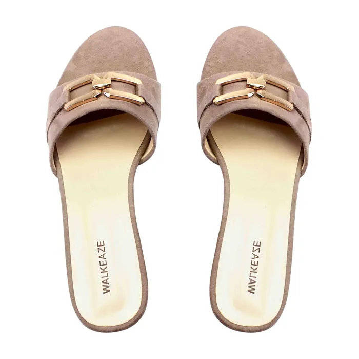 Walkeaze Earrings Women Slippers 73927S