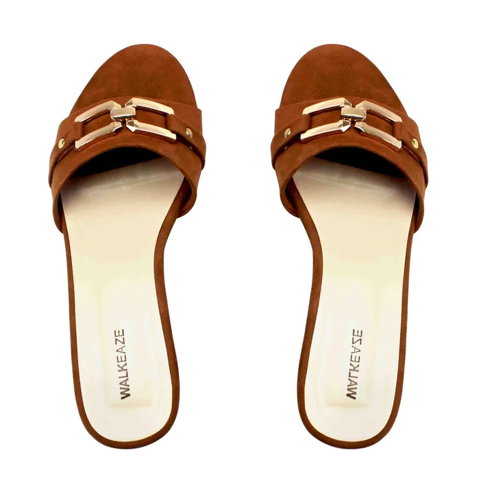 Walkeaze Earrings Women Slippers 73927S