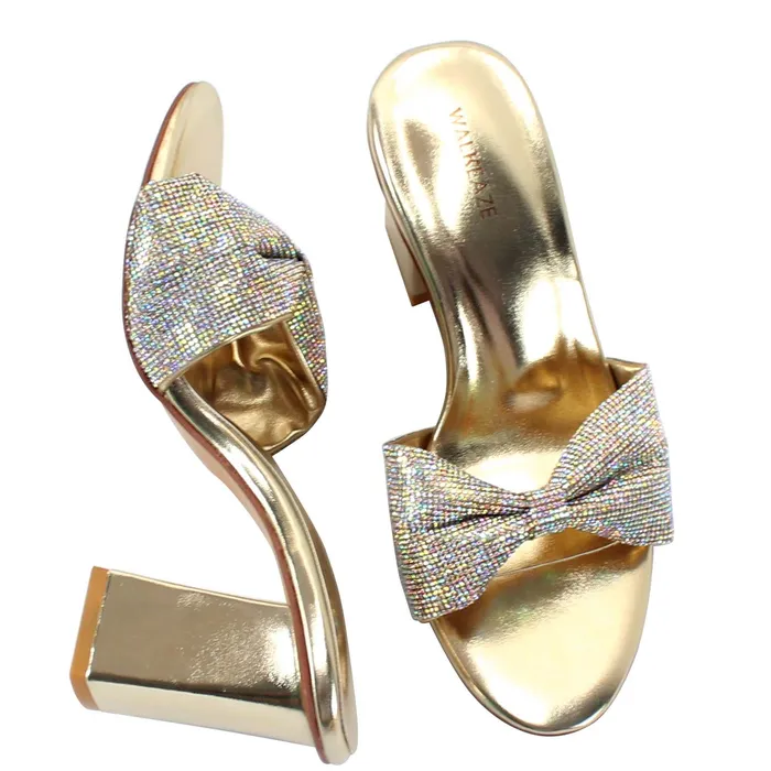 Walkeaze Necklaces Women Formal Block Heel 62733S
