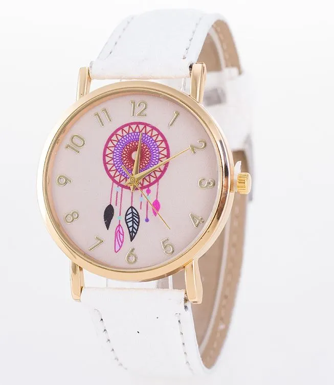 Watches W556 White Pink Face Dreamcatcher Collection Quartz Watch POLLY