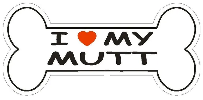 Winter Park Products Earrings STD1096 Love My Mutt Bumper Sticker
