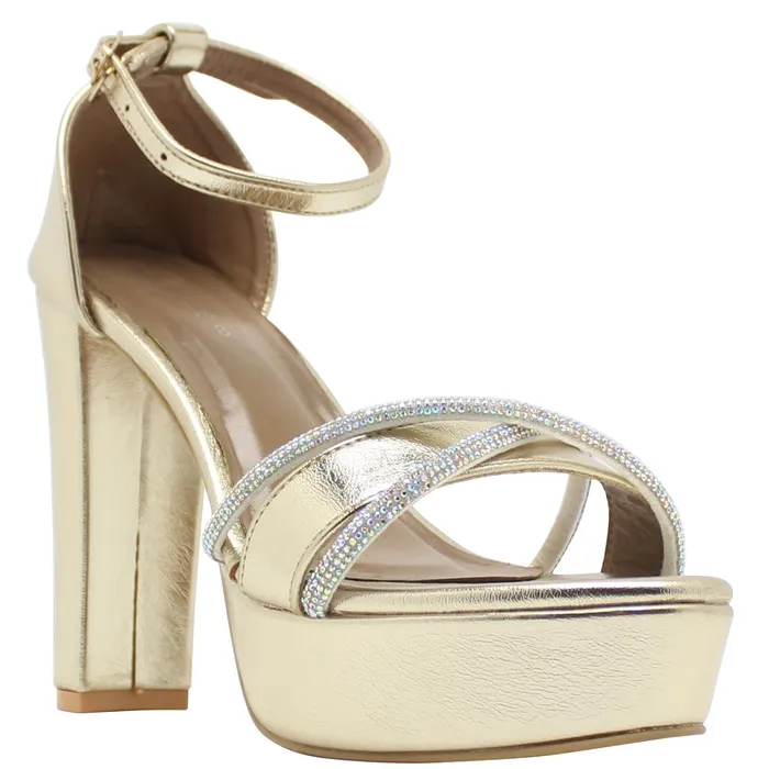 Women Formal Block Heel 62704S Walkeaze Necklaces