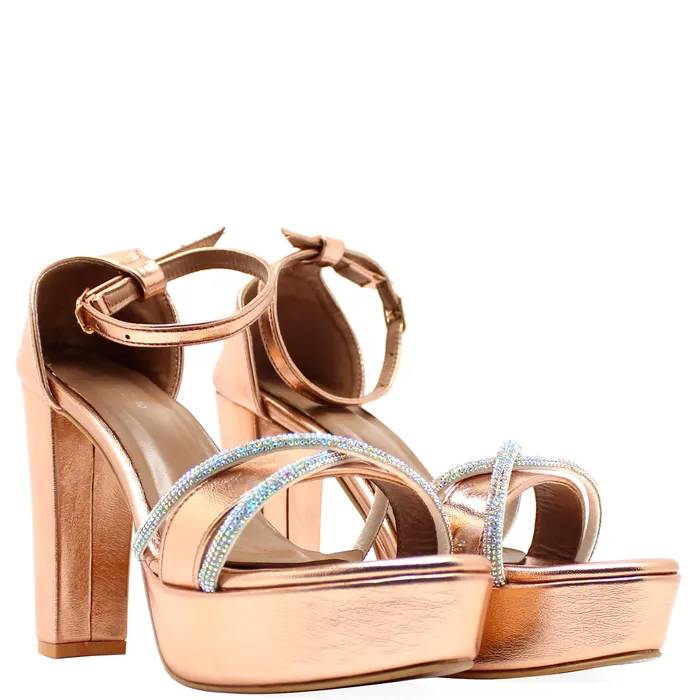 Women Formal Block Heel 62704S Walkeaze Necklaces