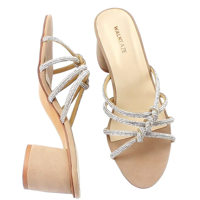 Women Formal Block Heel 74899S Walkeaze Necklaces