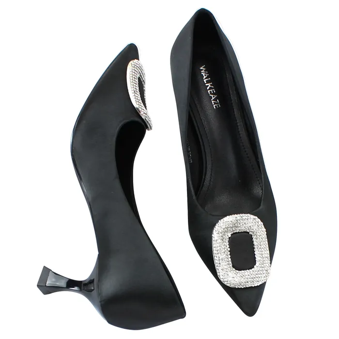 Women Formal Court Shoes 98204S Walkeaze Earrings